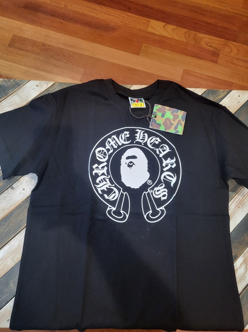 A Bathing Ape Black Short Sleeve Tee